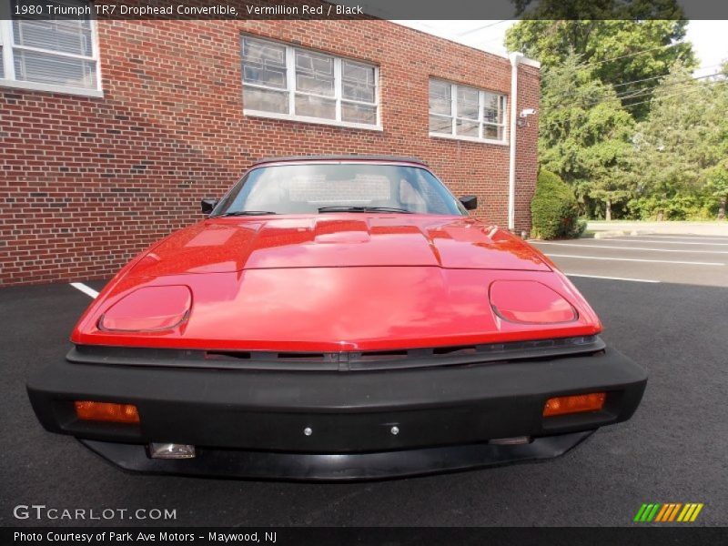 Vermillion Red / Black 1980 Triumph TR7 Drophead Convertible