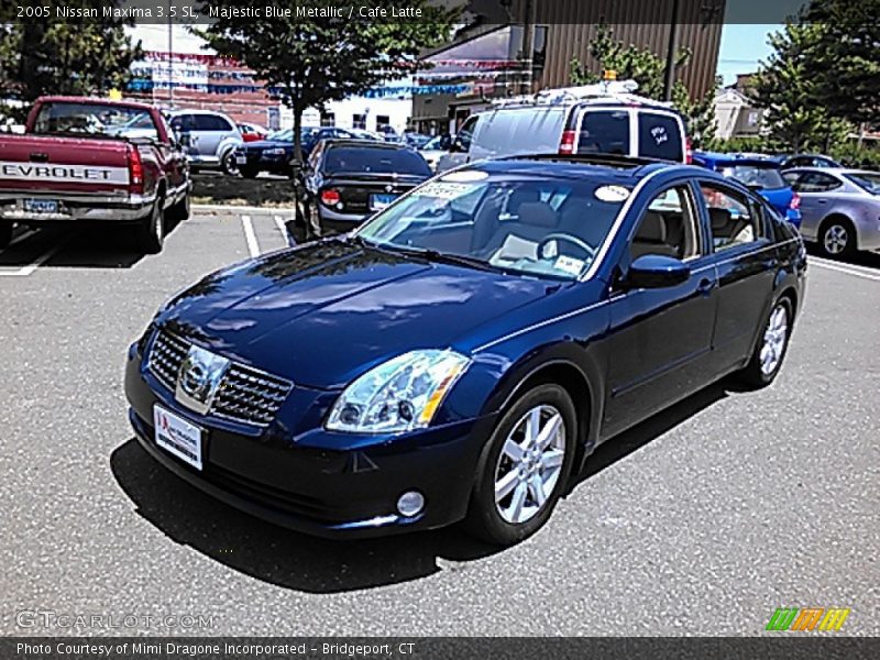 Majestic Blue Metallic / Cafe Latte 2005 Nissan Maxima 3.5 SL
