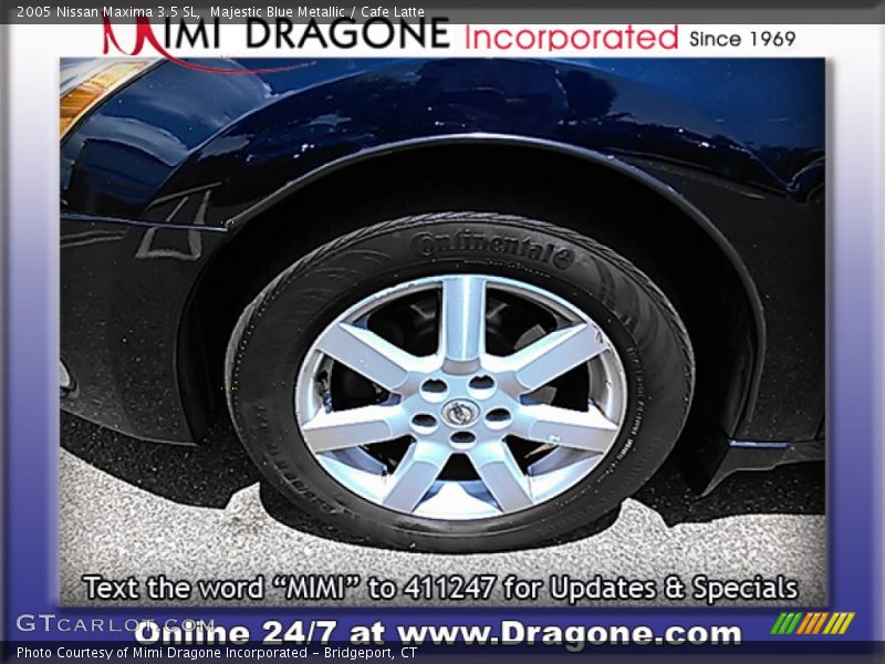 Majestic Blue Metallic / Cafe Latte 2005 Nissan Maxima 3.5 SL