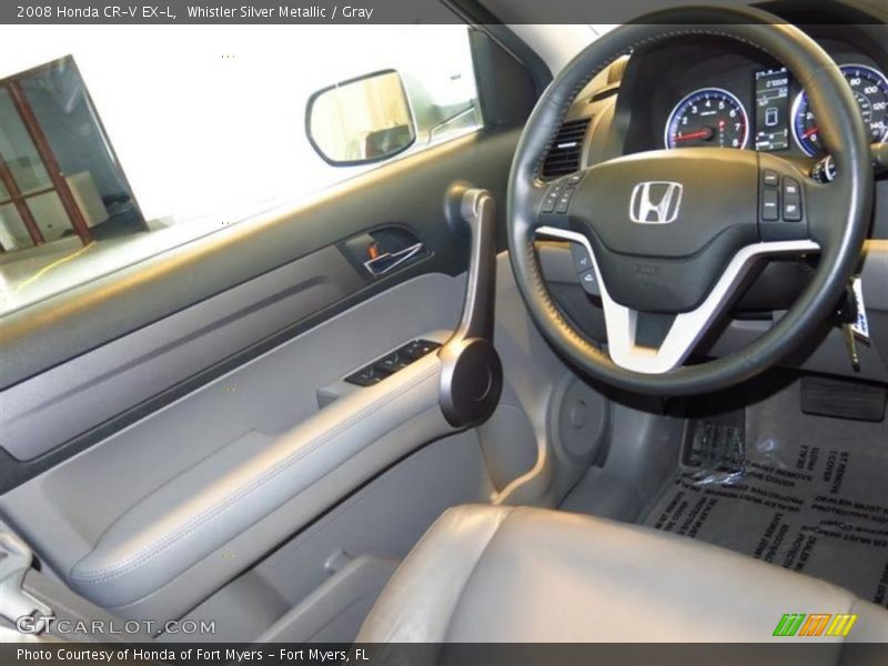 Whistler Silver Metallic / Gray 2008 Honda CR-V EX-L