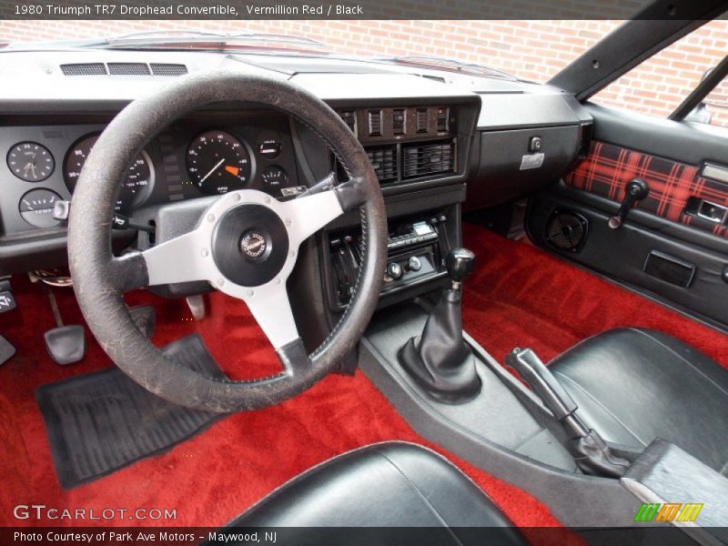 Dashboard of 1980 TR7 Drophead Convertible