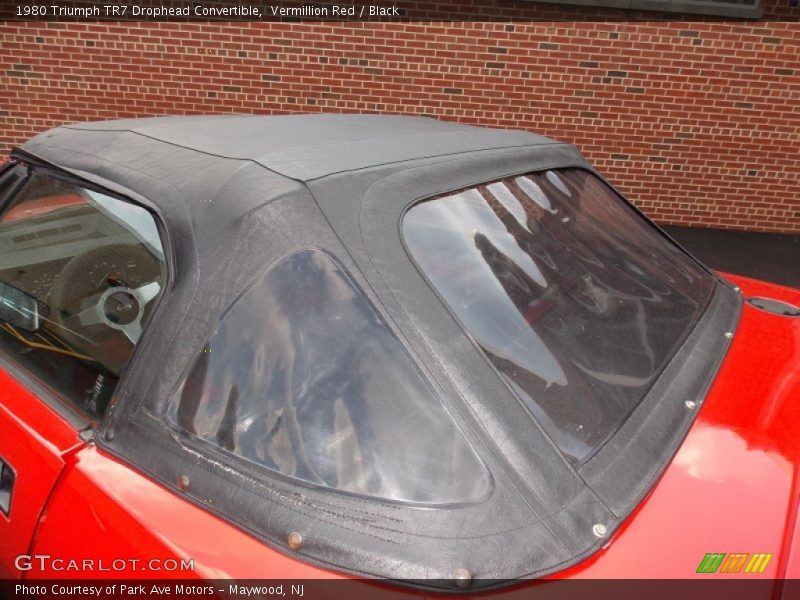 Vermillion Red / Black 1980 Triumph TR7 Drophead Convertible