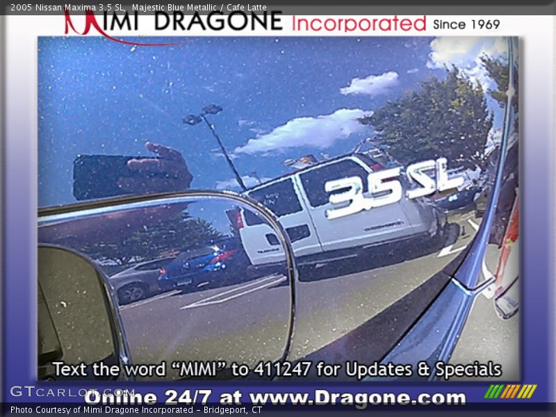 Majestic Blue Metallic / Cafe Latte 2005 Nissan Maxima 3.5 SL