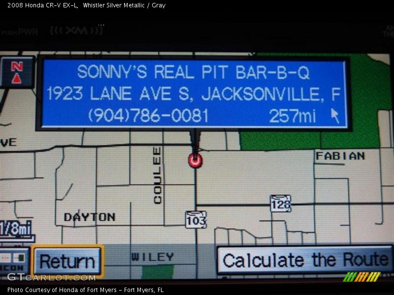 Whistler Silver Metallic / Gray 2008 Honda CR-V EX-L