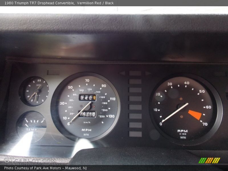  1980 TR7 Drophead Convertible Drophead Convertible Gauges