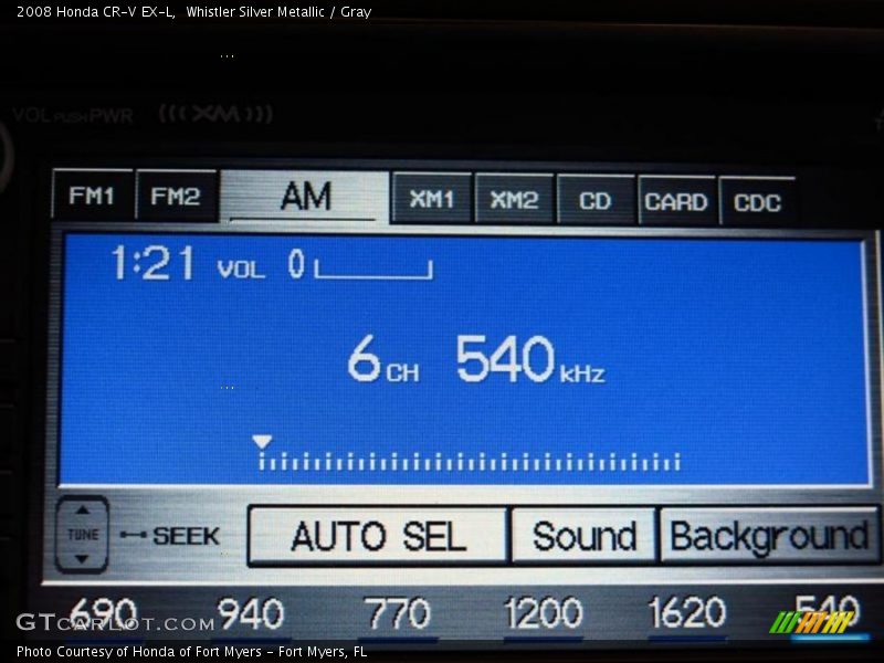 Whistler Silver Metallic / Gray 2008 Honda CR-V EX-L