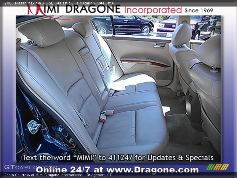 Majestic Blue Metallic / Cafe Latte 2005 Nissan Maxima 3.5 SL