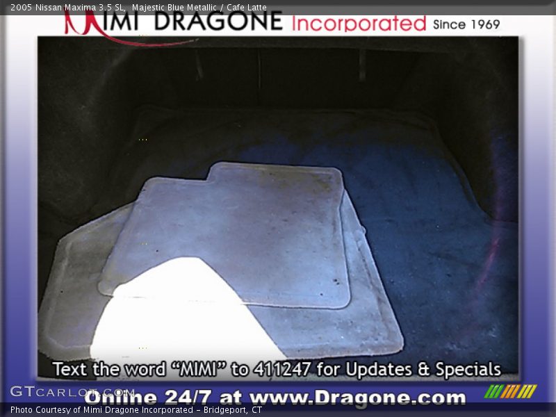 Majestic Blue Metallic / Cafe Latte 2005 Nissan Maxima 3.5 SL
