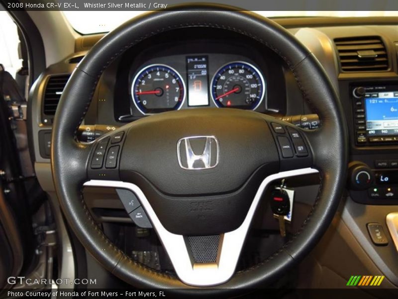 Whistler Silver Metallic / Gray 2008 Honda CR-V EX-L