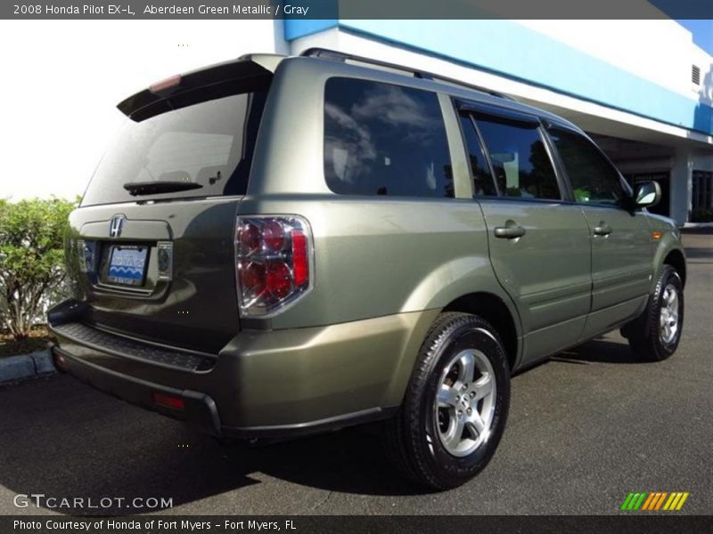 Aberdeen Green Metallic / Gray 2008 Honda Pilot EX-L
