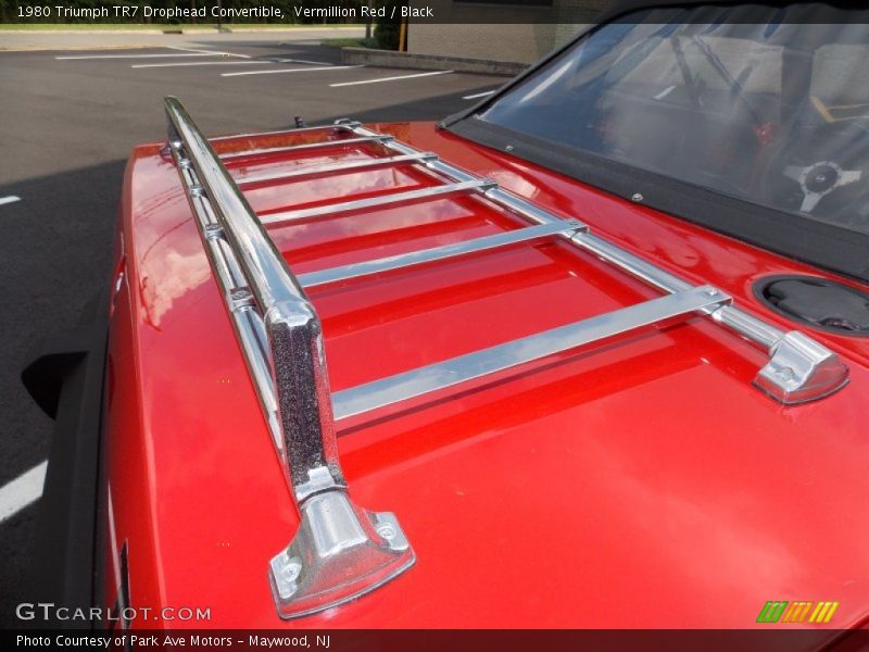 Vermillion Red / Black 1980 Triumph TR7 Drophead Convertible
