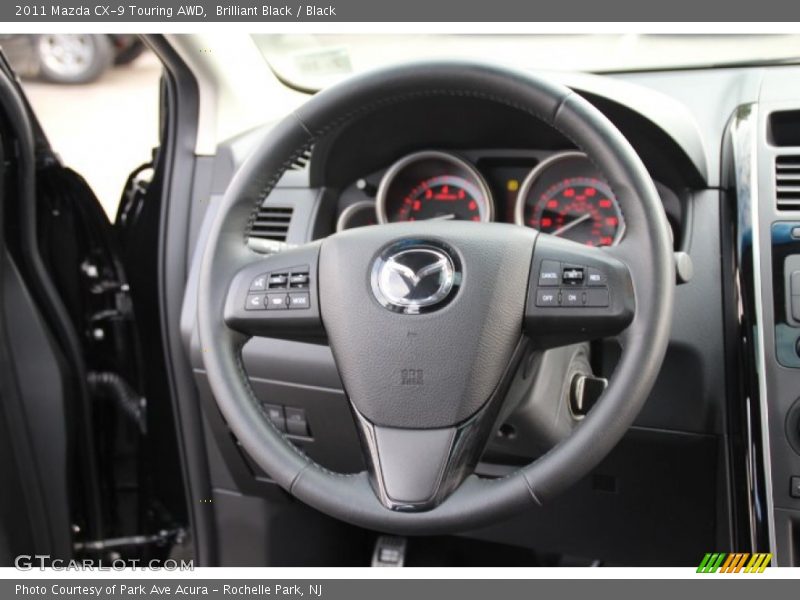 Brilliant Black / Black 2011 Mazda CX-9 Touring AWD