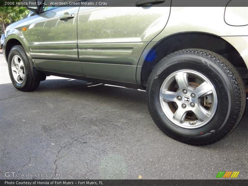 Aberdeen Green Metallic / Gray 2008 Honda Pilot EX-L