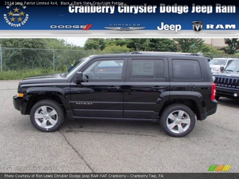 Black / Dark Slate Gray/Light Pebble 2014 Jeep Patriot Limited 4x4