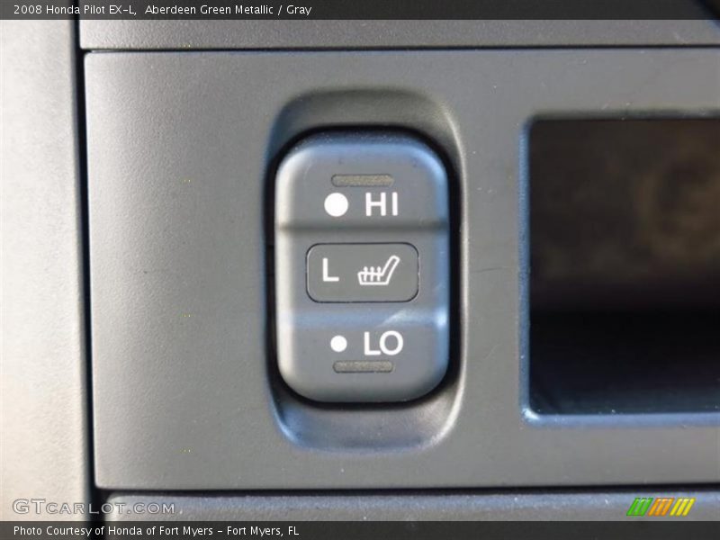 Aberdeen Green Metallic / Gray 2008 Honda Pilot EX-L