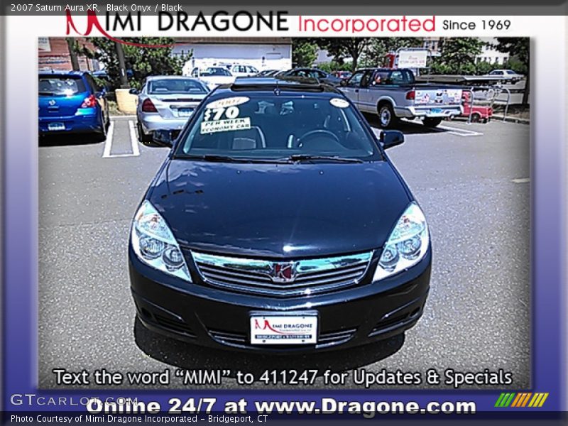 Black Onyx / Black 2007 Saturn Aura XR