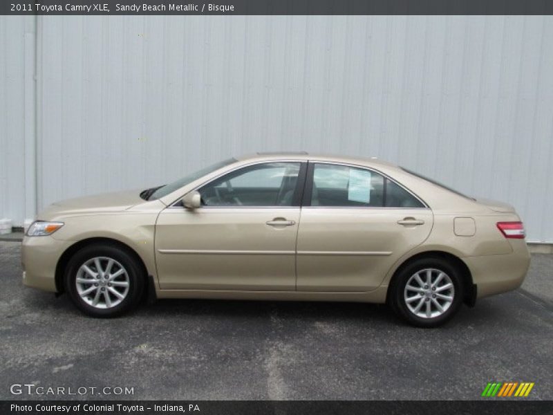Sandy Beach Metallic / Bisque 2011 Toyota Camry XLE