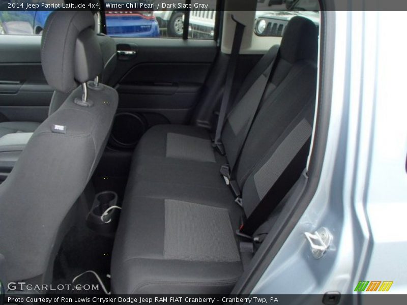 Winter Chill Pearl / Dark Slate Gray 2014 Jeep Patriot Latitude 4x4