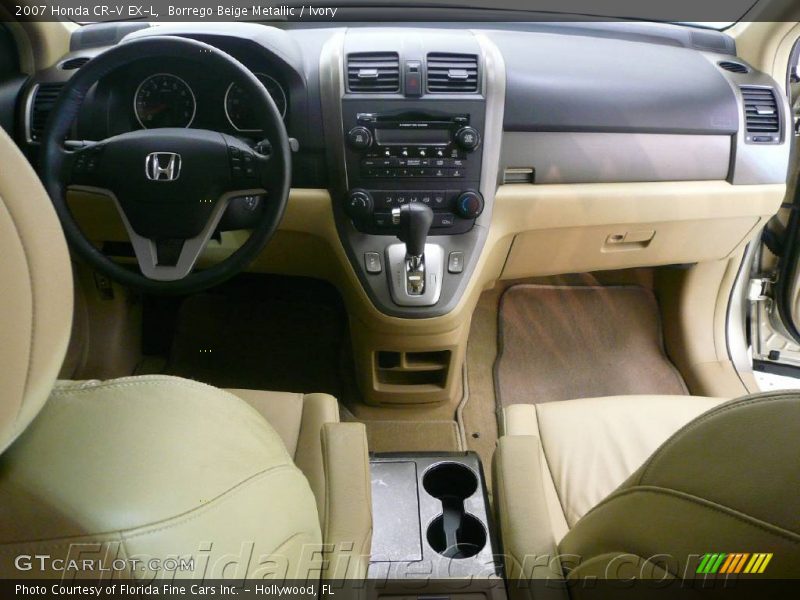 Borrego Beige Metallic / Ivory 2007 Honda CR-V EX-L