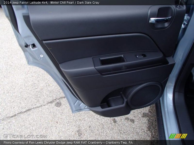 Winter Chill Pearl / Dark Slate Gray 2014 Jeep Patriot Latitude 4x4