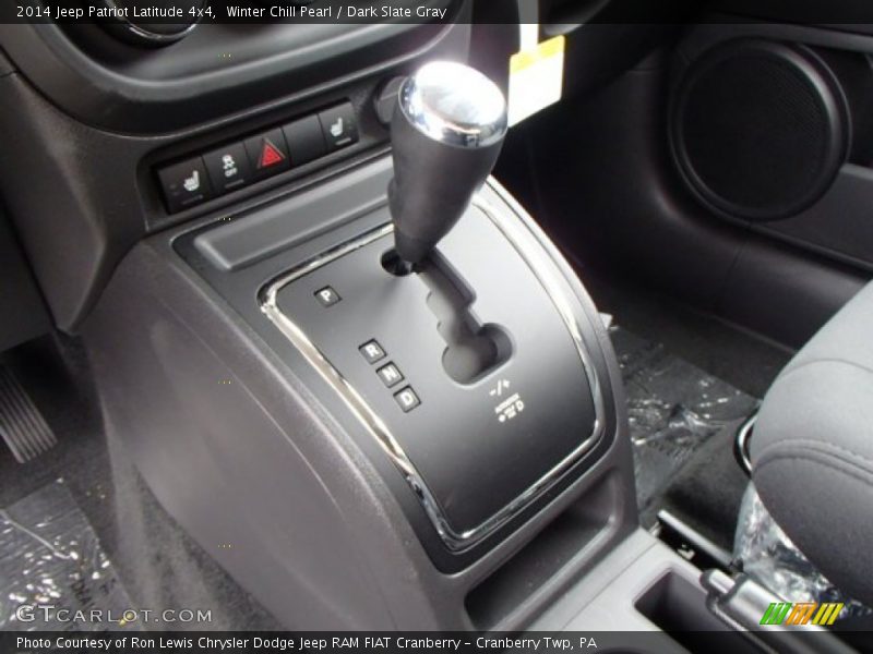Winter Chill Pearl / Dark Slate Gray 2014 Jeep Patriot Latitude 4x4