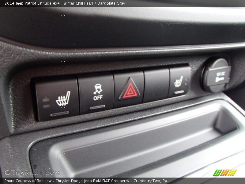 Winter Chill Pearl / Dark Slate Gray 2014 Jeep Patriot Latitude 4x4