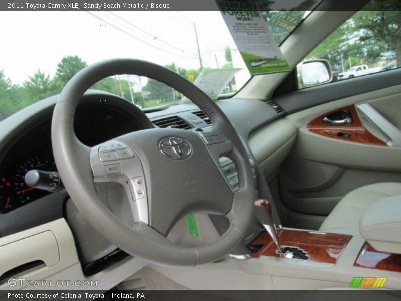 Sandy Beach Metallic / Bisque 2011 Toyota Camry XLE