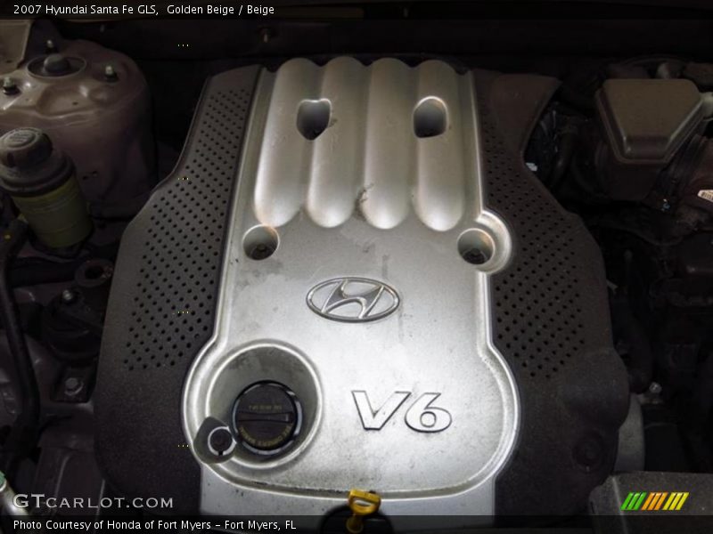 Golden Beige / Beige 2007 Hyundai Santa Fe GLS
