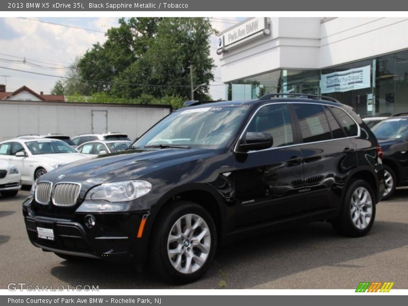 Black Sapphire Metallic / Tobacco 2013 BMW X5 xDrive 35i
