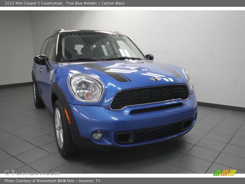 True Blue Metallic / Carbon Black 2013 Mini Cooper S Countryman