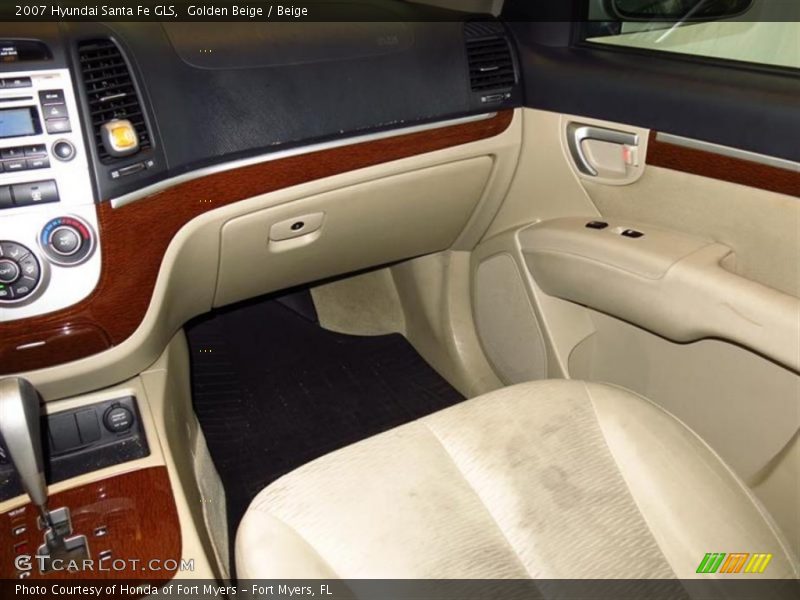 Golden Beige / Beige 2007 Hyundai Santa Fe GLS