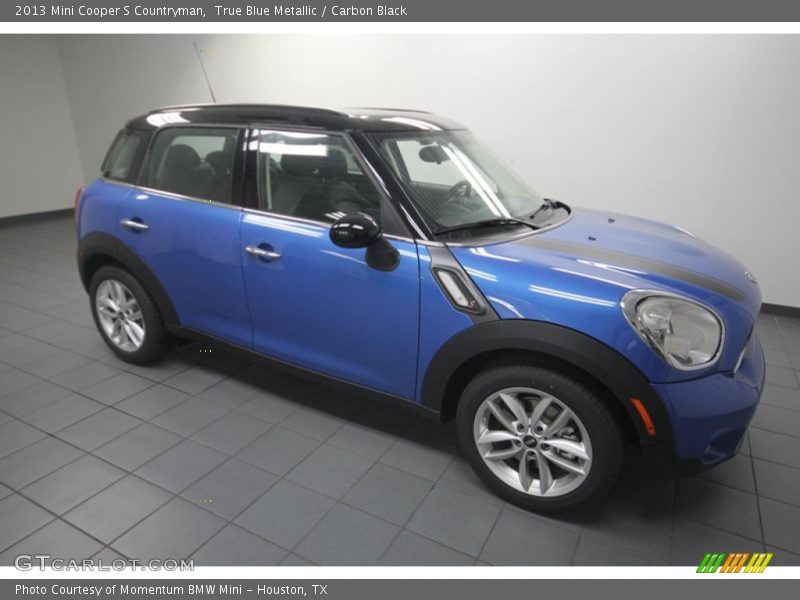 True Blue Metallic / Carbon Black 2013 Mini Cooper S Countryman