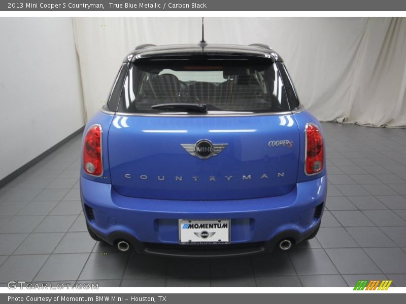 True Blue Metallic / Carbon Black 2013 Mini Cooper S Countryman