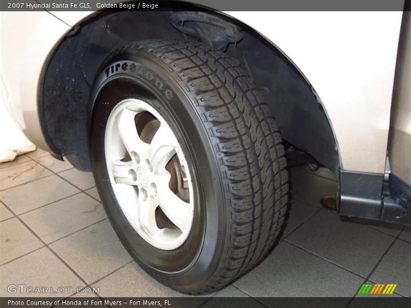Golden Beige / Beige 2007 Hyundai Santa Fe GLS