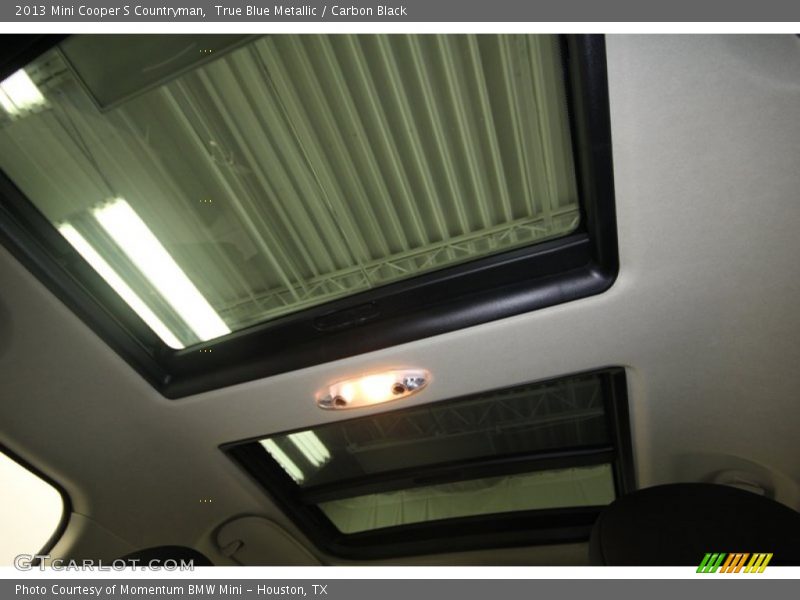True Blue Metallic / Carbon Black 2013 Mini Cooper S Countryman