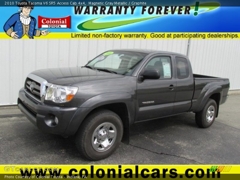 Magnetic Gray Metallic / Graphite 2010 Toyota Tacoma V6 SR5 Access Cab 4x4