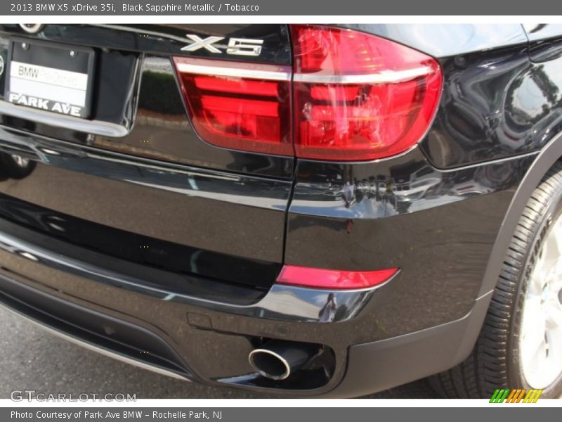 Black Sapphire Metallic / Tobacco 2013 BMW X5 xDrive 35i