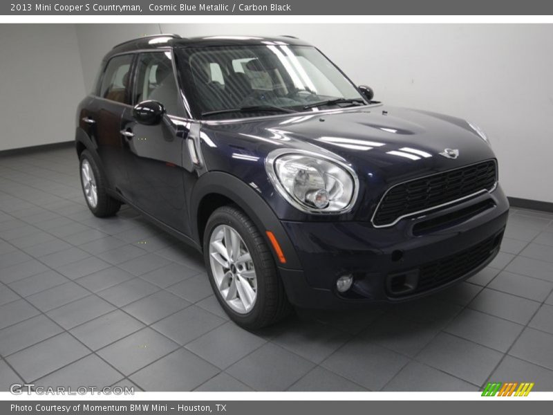 Cosmic Blue Metallic / Carbon Black 2013 Mini Cooper S Countryman