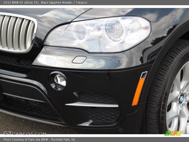 Black Sapphire Metallic / Tobacco 2013 BMW X5 xDrive 35i