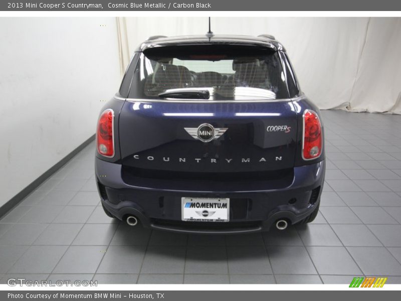 Cosmic Blue Metallic / Carbon Black 2013 Mini Cooper S Countryman