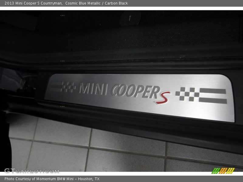 Cosmic Blue Metallic / Carbon Black 2013 Mini Cooper S Countryman