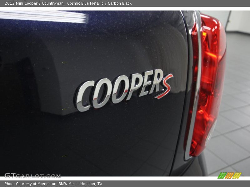 Cosmic Blue Metallic / Carbon Black 2013 Mini Cooper S Countryman
