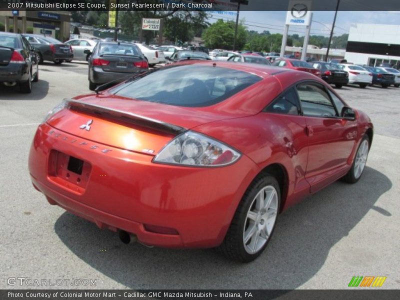Sunset Pearlescent / Dark Charcoal 2007 Mitsubishi Eclipse SE Coupe