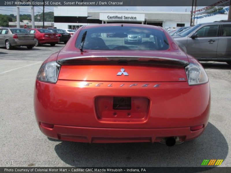 Sunset Pearlescent / Dark Charcoal 2007 Mitsubishi Eclipse SE Coupe