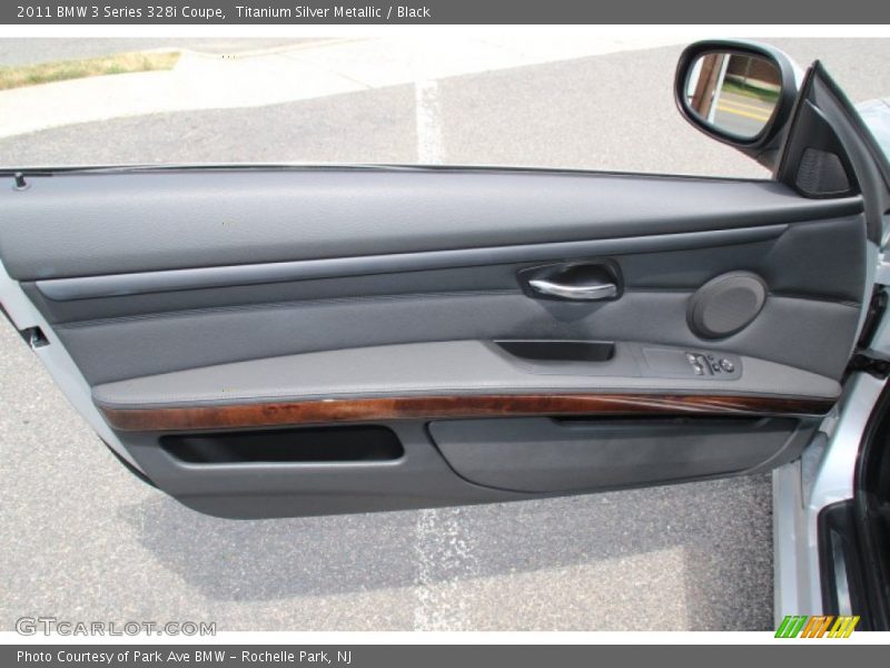 Titanium Silver Metallic / Black 2011 BMW 3 Series 328i Coupe