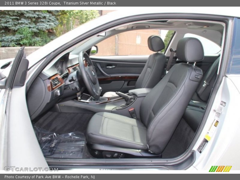 Titanium Silver Metallic / Black 2011 BMW 3 Series 328i Coupe