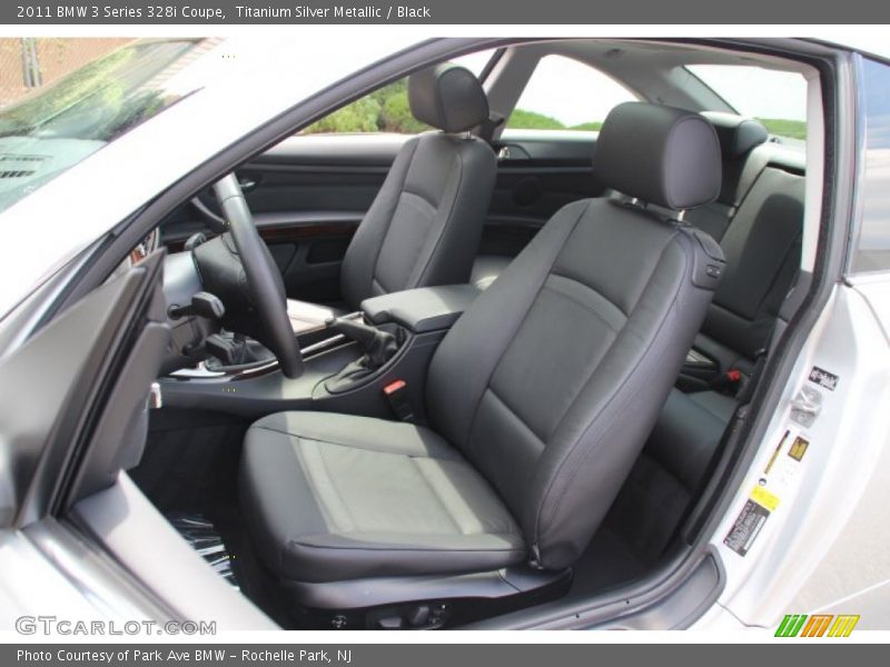Titanium Silver Metallic / Black 2011 BMW 3 Series 328i Coupe