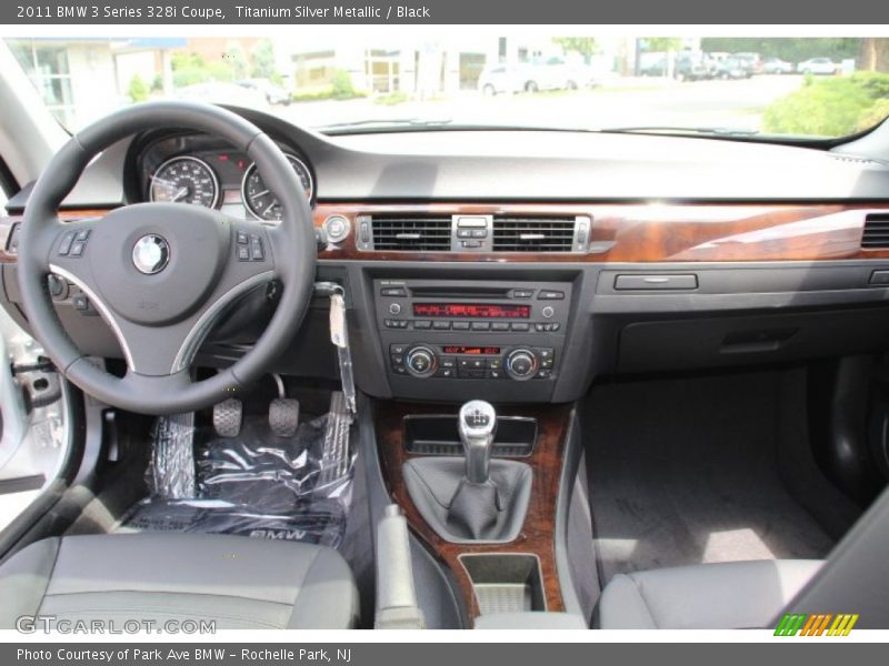 Titanium Silver Metallic / Black 2011 BMW 3 Series 328i Coupe