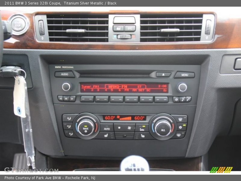Titanium Silver Metallic / Black 2011 BMW 3 Series 328i Coupe