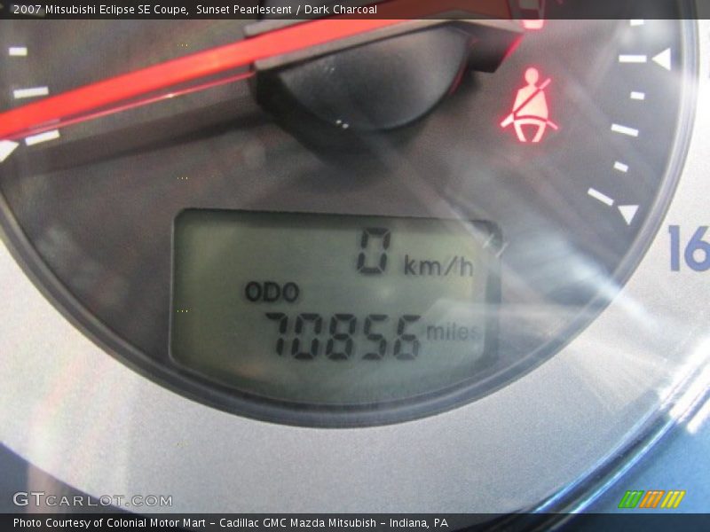 Sunset Pearlescent / Dark Charcoal 2007 Mitsubishi Eclipse SE Coupe